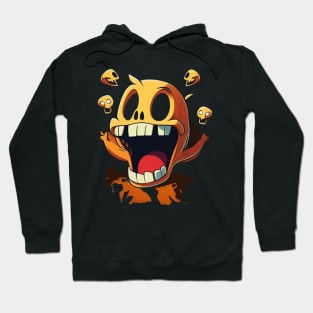 Happy yellow skull Hoodie